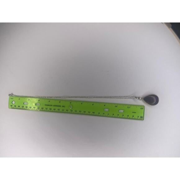 Retro Style Ruby silver 925 necklace - Picture 5 of 6